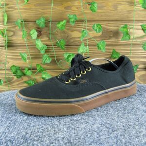 VANS Men's Gold Sneaker‎ Black Fabric Size 8 Medium (D, M) Gently Used 2025